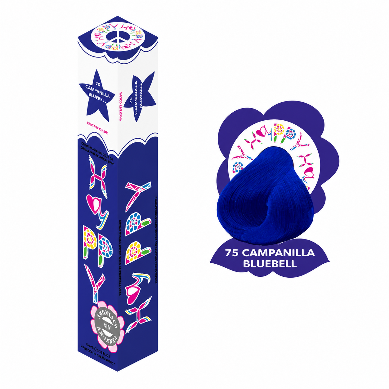 TINTE SEMIPERMANENTE CAMPANILLA 75 100ML - HAYPPY