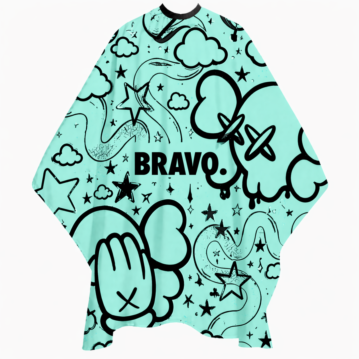 CAPA KAWS VERDE PARIS CUELLO PINZA - BRAVO