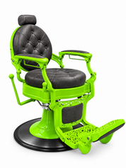 SILLON DE BARBERIA VERDE EDICION ESPECIAL