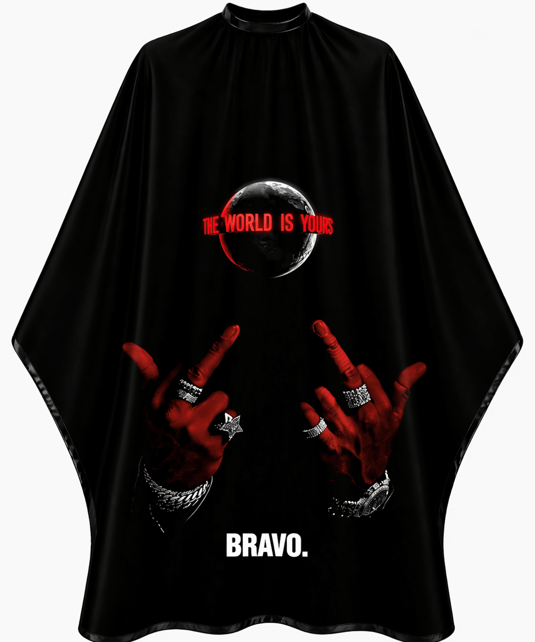 CAPA THE WORLD IS YOURS CUELLO PINZA - BRAVO-1 - Bravo Spain