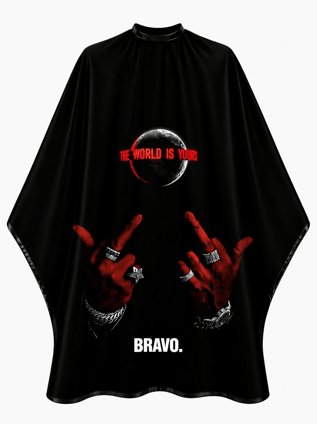 CAPA THE WORLD IS YOURS CUELLO PINZA - BRAVO-1 - Bravo Spain