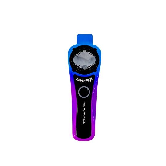 CARCASA DELANTERA TRIMMER CUSTOM MORADO Y AZUL – TRIMLIM DEVOURER - Bravo Spain