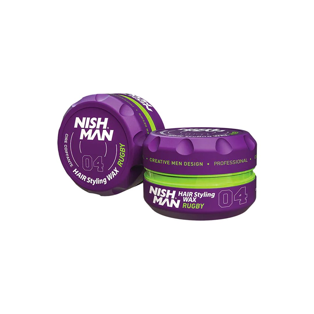 CERA AQUA PARA PEINAR EL CABELLO 04 RUGBY - NISHMAN - Bravo Spain