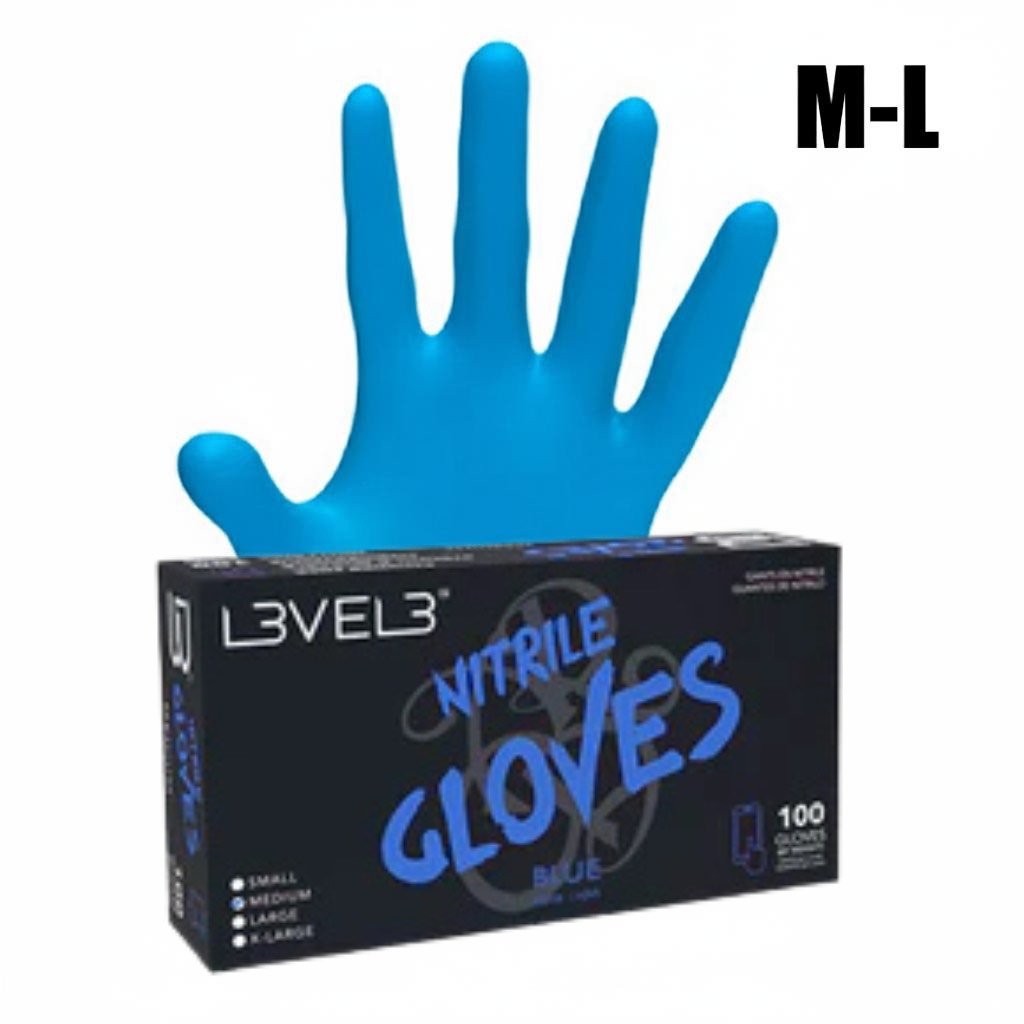 GUANTES DE NITRILO AZUL – LEVEL 3 - Bravo Spain