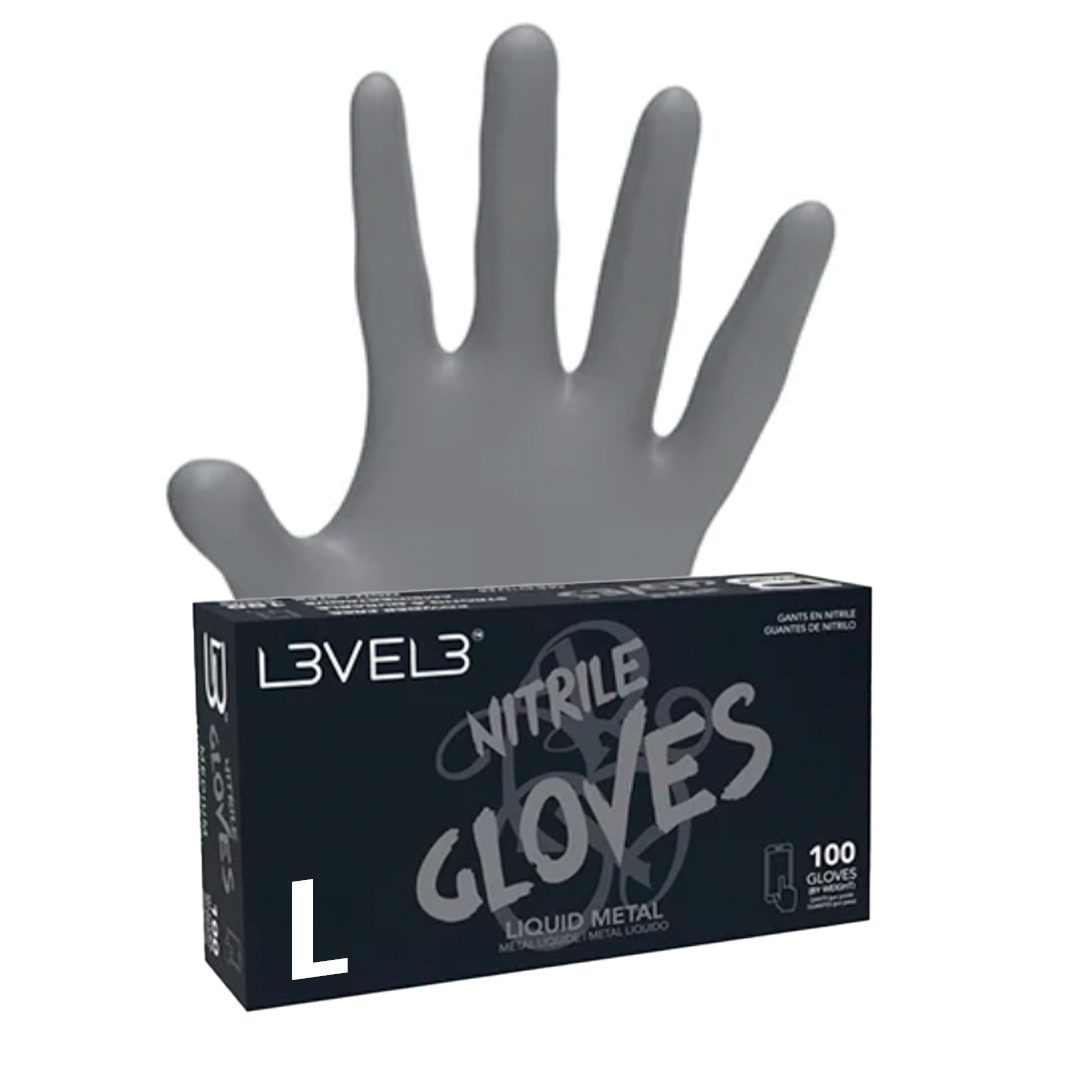 GUANTES DE NITRILO GRISES - LEVEL 3 - Bravo Spain