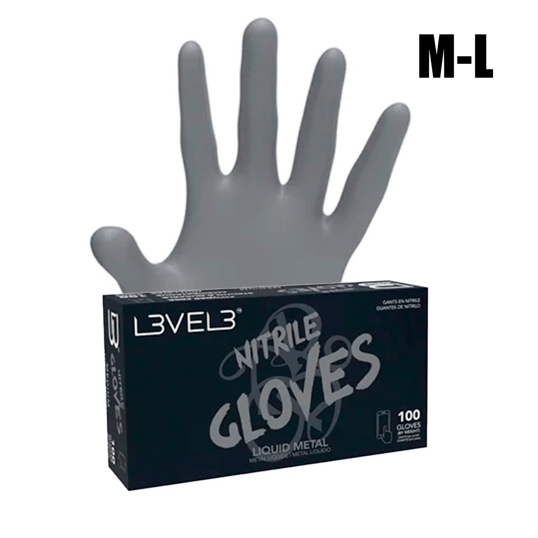 GUANTES DE NITRILO GRISES - LEVEL 3 - Bravo Spain
