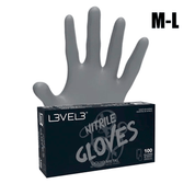 GUANTES DE NITRILO GRISES - LEVEL 3 - Bravo Spain