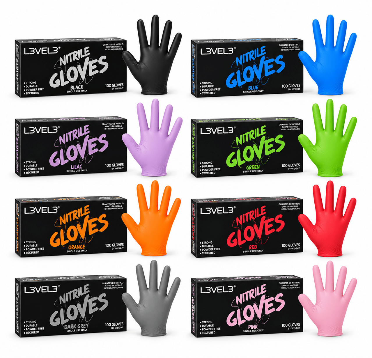 GUANTES DE NITRILO - LEVEL 3-1 - Bravo Perfomance