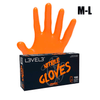 GUANTES DE NITRILO NARANJAS - LEVEL 3