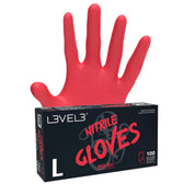 GUANTES DE NITRILO ROJOS - LEVEL 3 - Bravo Spain