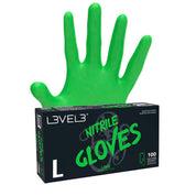 GUANTES DE NITRILO VERDES - LEVEL 3 - Bravo Spain