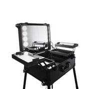 MALETIN CON ESPEJO LED Y ALTAVOCES PARA BARBERIA - 3 - Bravo Spain