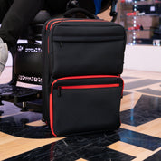 MOCHILA PROFESIONAL BARBERO NEGRO Y ROJO - Bravo Spain