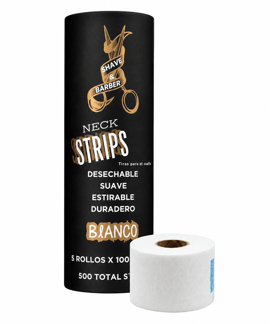 PAPEL DE CUELLO BLANCO - SHAVE AND BARBER-1 - Bravo Perfomance