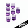 PEINES / GUIAS UNIVERSALES DE COLOR MORADO ( 8 NUMEROS DE GUIAS )