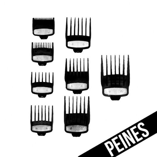 PEINES / GUIAS UNIVERSALES DE COLOR NEGRO ( 8 NUMEROS DE GUIAS ) - Bravo Spain