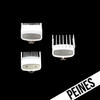 PEINES / GUIAS UNIVERSALES METALICOS X3 BLANCO (0.5/ 1/ 1.5)