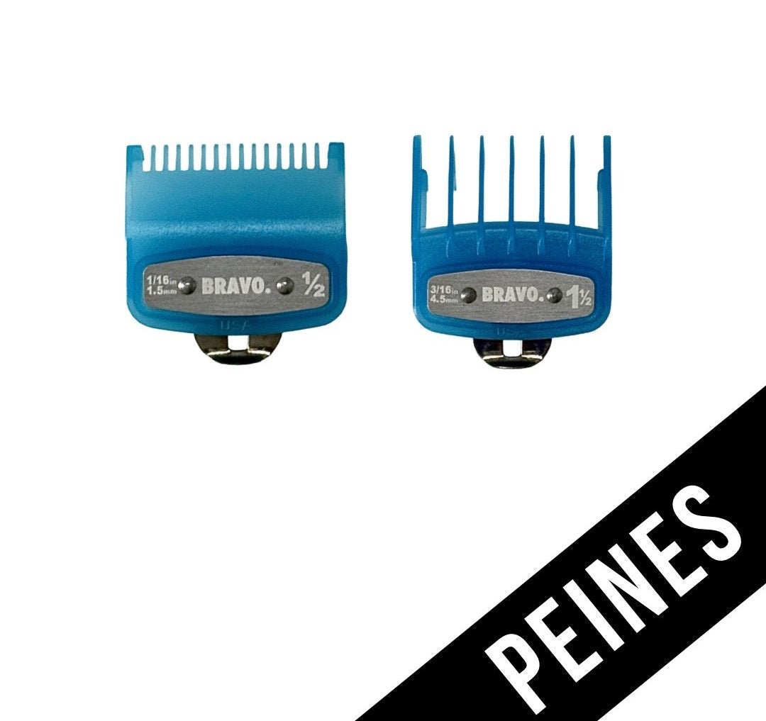 GUIAS UNIVERSALES METALICOS X2 AZUL (0.5 Y 1.5) - BRAVO - Bravo Spain