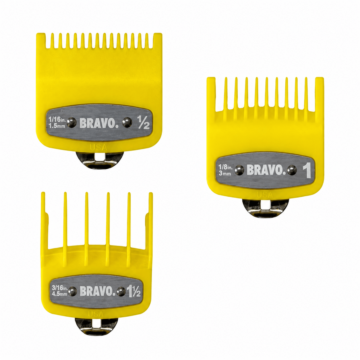 GUIAS UNIVERSALES METALICOS X3 AMARILLO (0.5, 1.0, 1.5) - BRAVO - 1 - Bravo Spain