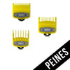 PEINES/GUIAS UNIVERSALES METALICOS X3 AMARILLO (0.5 Y 1.5)- BRAVO