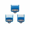 PEINES/GUIAS UNIVERSALES METALICOS X3 AZUL (0.5, 1.0, 1.5)- BRAVO