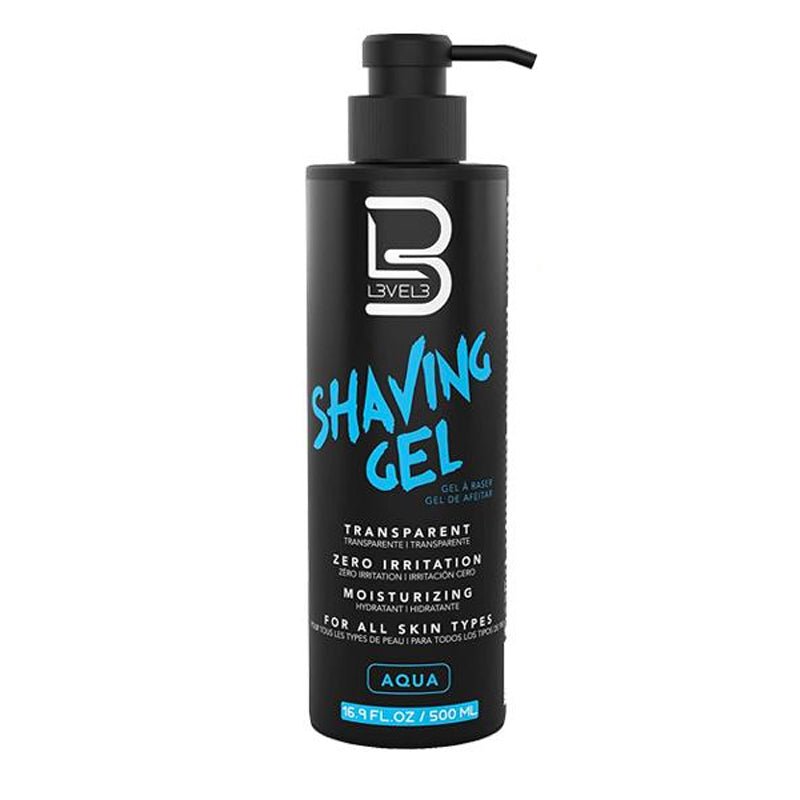 SHAVING GEL AQUA (500ML) - LEVEL 3 - Bravo Spain