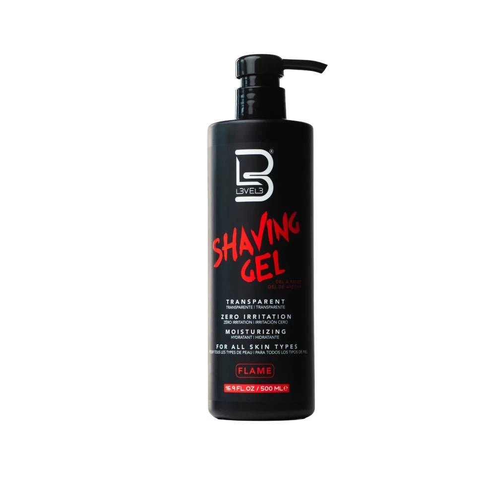 SHAVING GEL FLAME (500ML) - LEVEL 3 - Bravo Spain