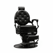 SILLON DE BARBERIA NEGRO ANTALYA - 1 - Bravo Spain
