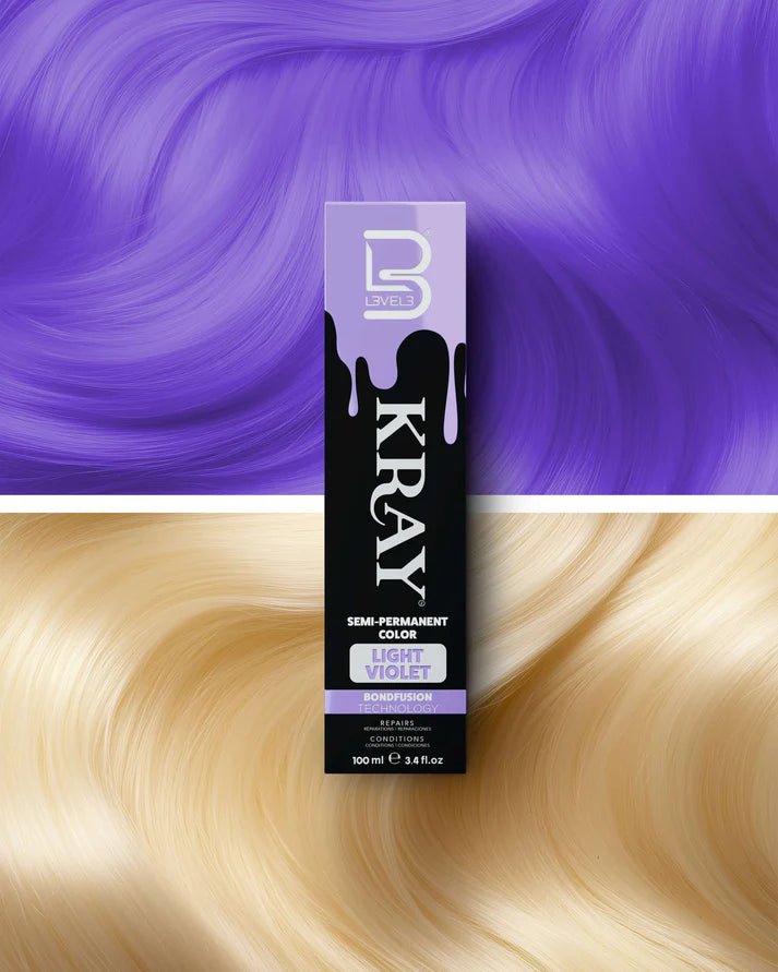 TINTE SEMIPERMANENTE VIOLETA CLARO - KRAY COLOR LEVEL3 - Bravo Spain