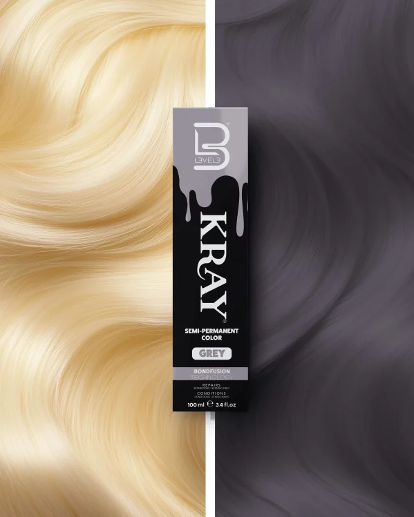 TINTE SEMIPERMANENTE GRIS - KRAY COLOR LEVEL3