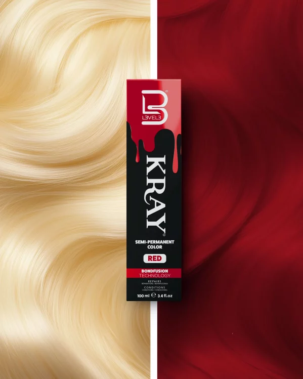 TINTE SEMIPERMANENTE ROJO - KRAY COLOR LEVEL3
