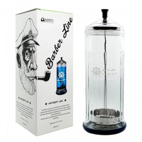BOTE DESINFECTANTE CRISTAL - BARBER LINE - Imagen 2
