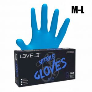 GUANTES DE NITRILO AZUL – LEVEL 3
