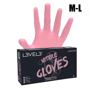 GUANTES DE NITRILO ROSA – LEVEL 3