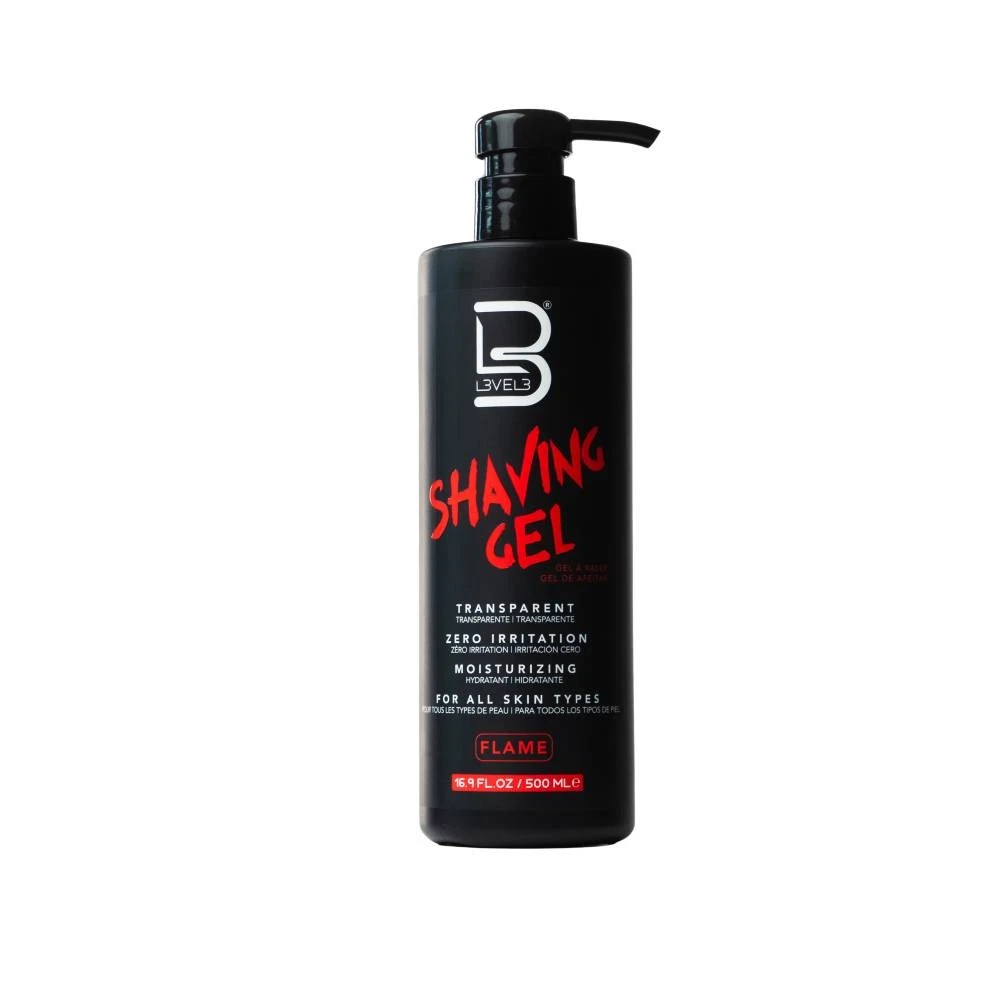 SHAVING GEL FLAME (500ML) - LEVEL 3